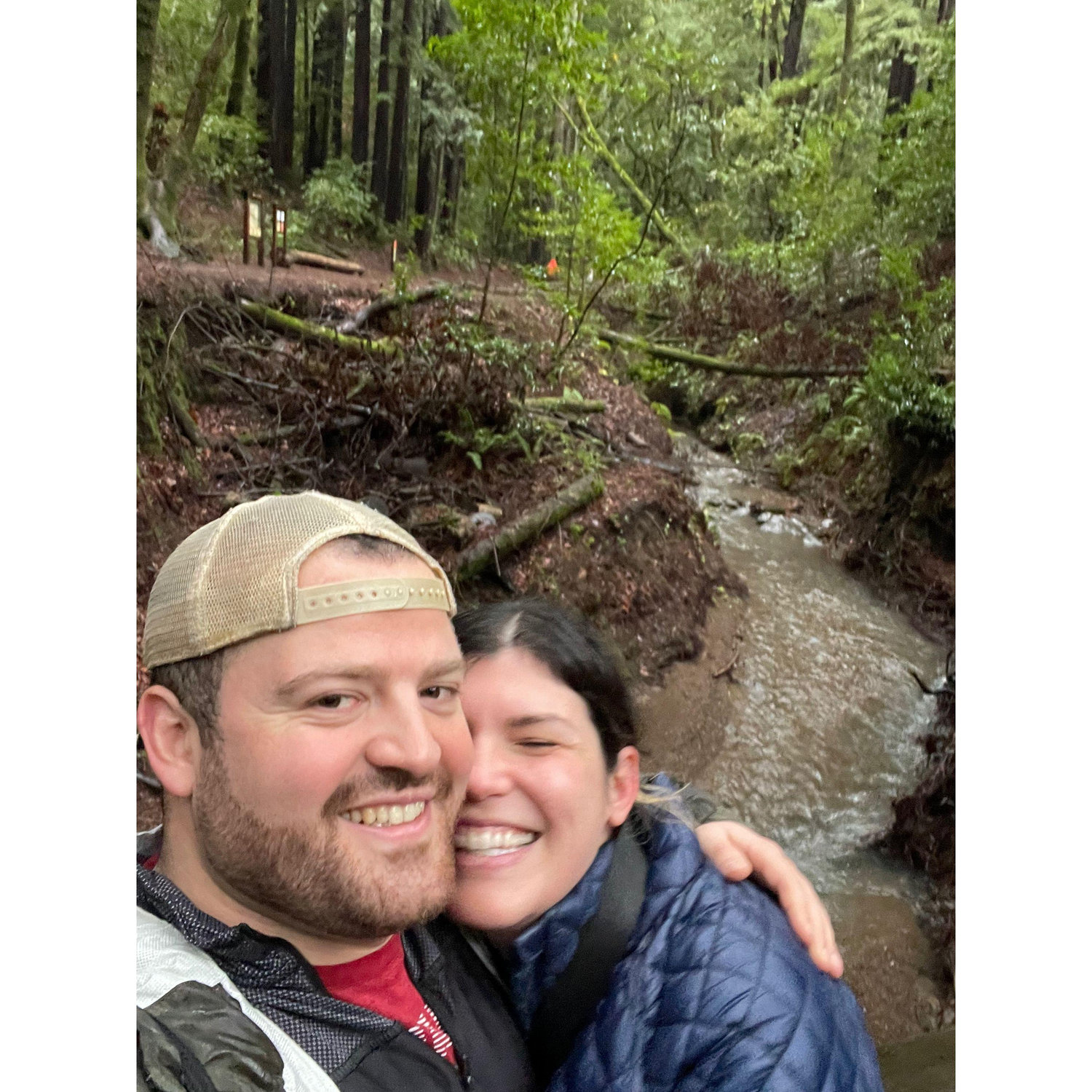 Our first photo together!