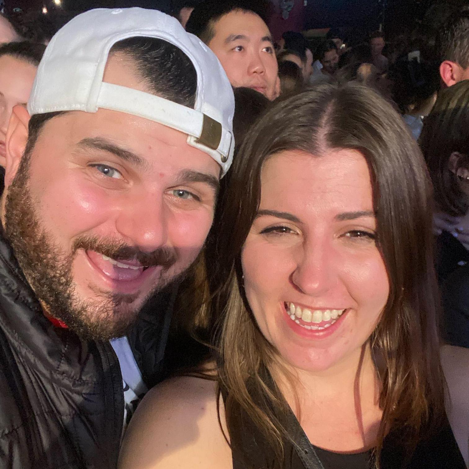 May 2023 - Our first (bad) selfie together
