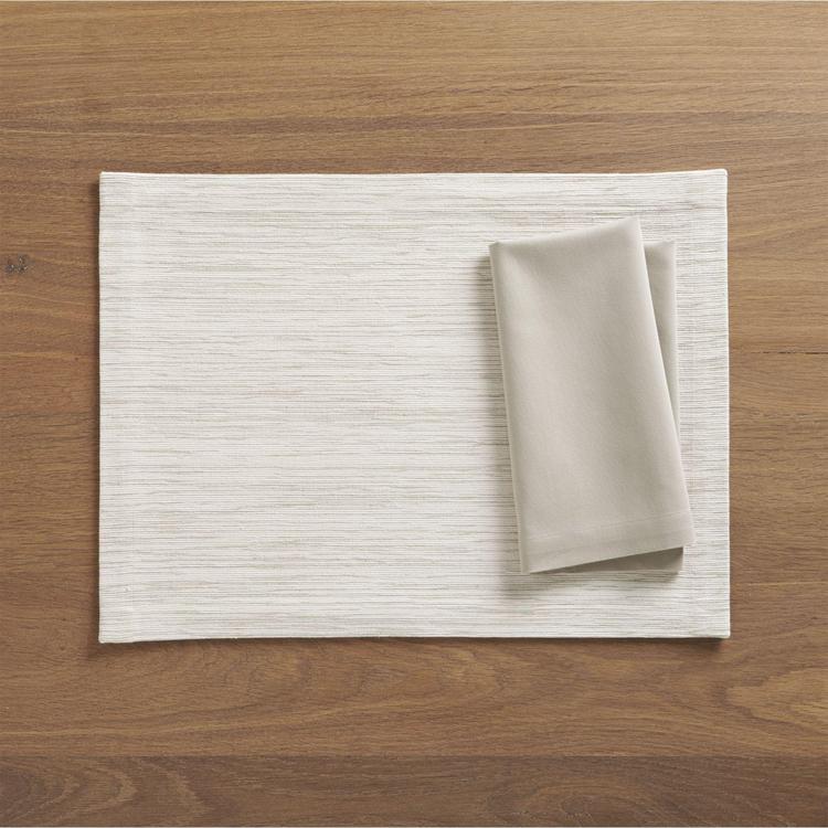 Aspen Metal Grey Cotton Napkin + Reviews