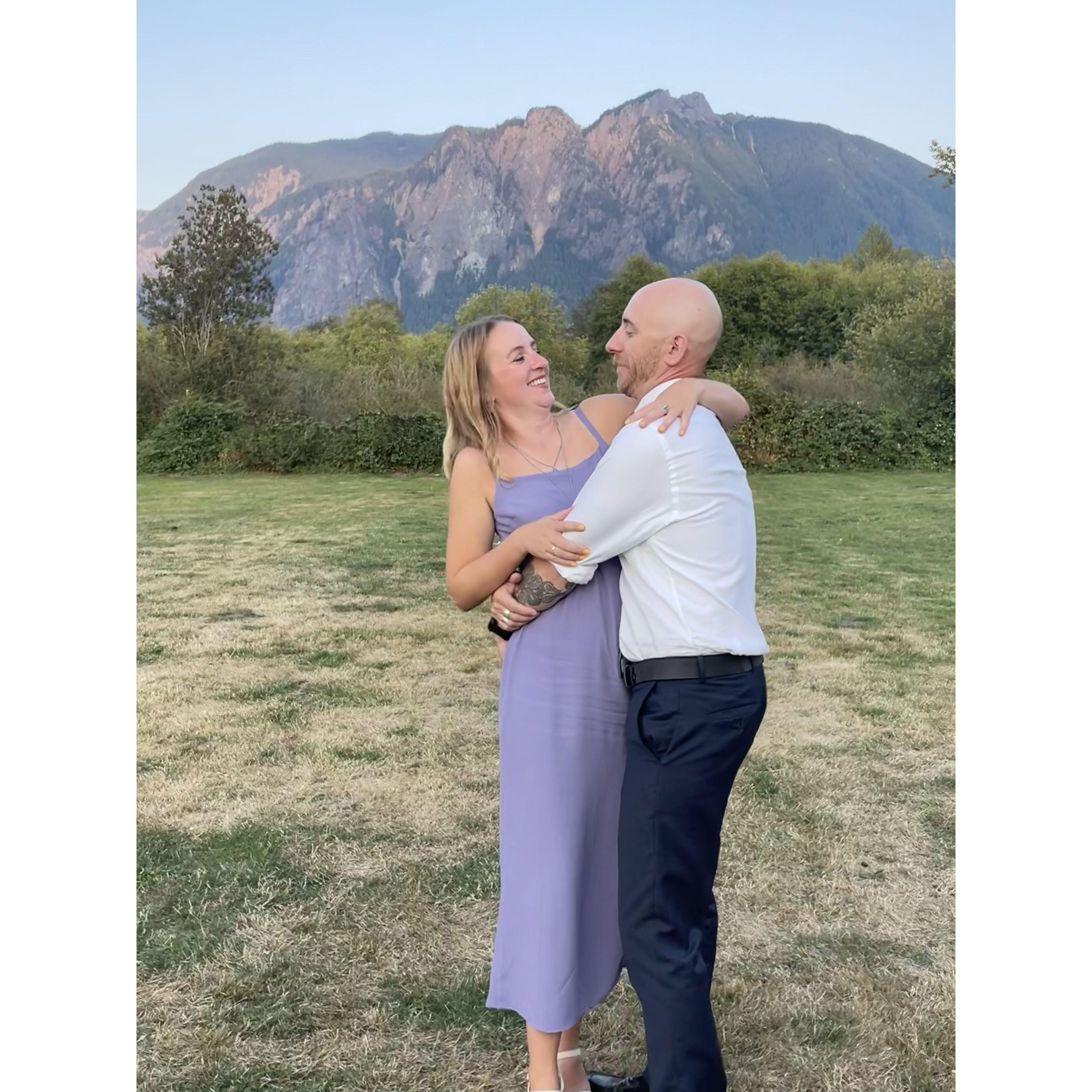 We occasionally take non-silly photos together