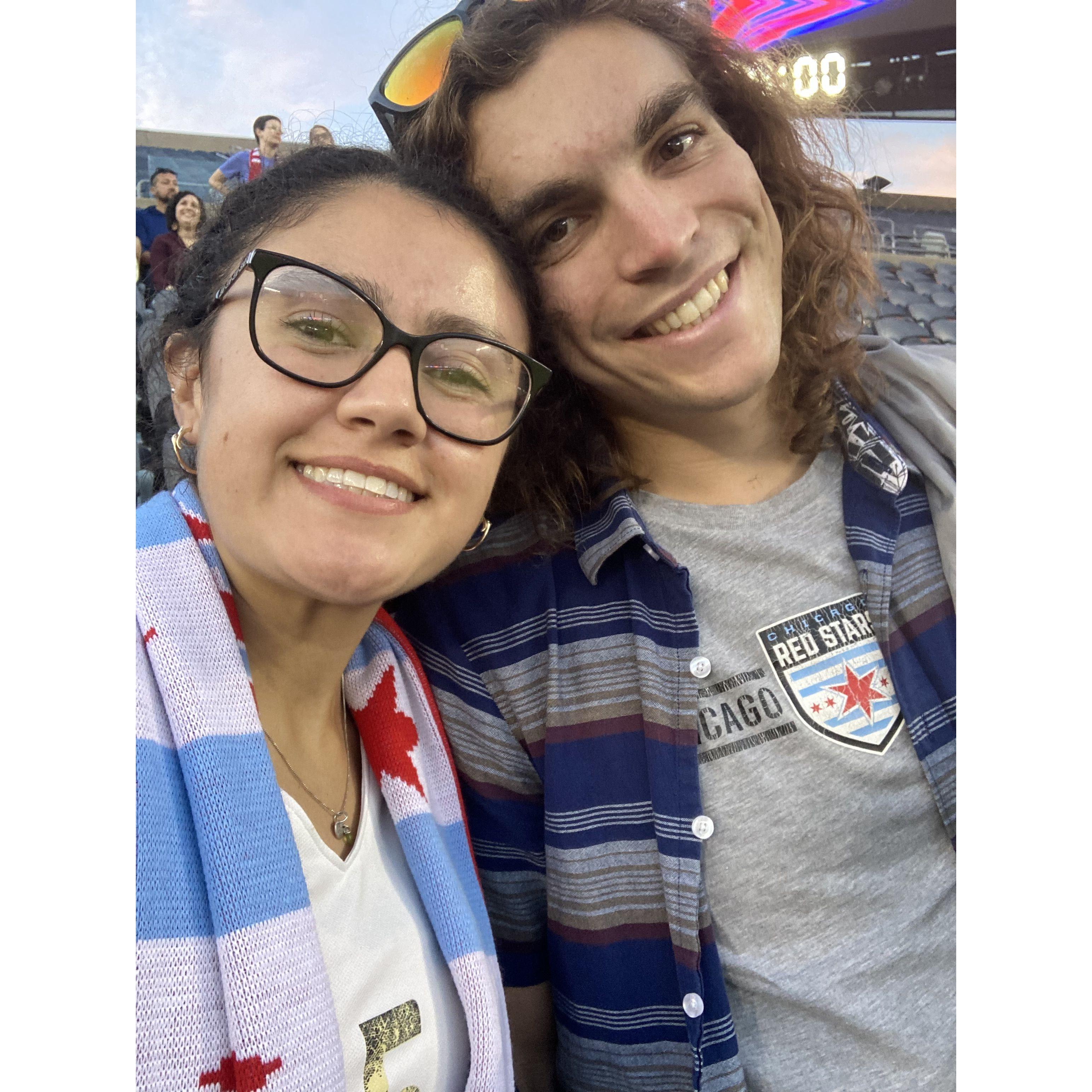 USWNT game at soldier field! LFG!