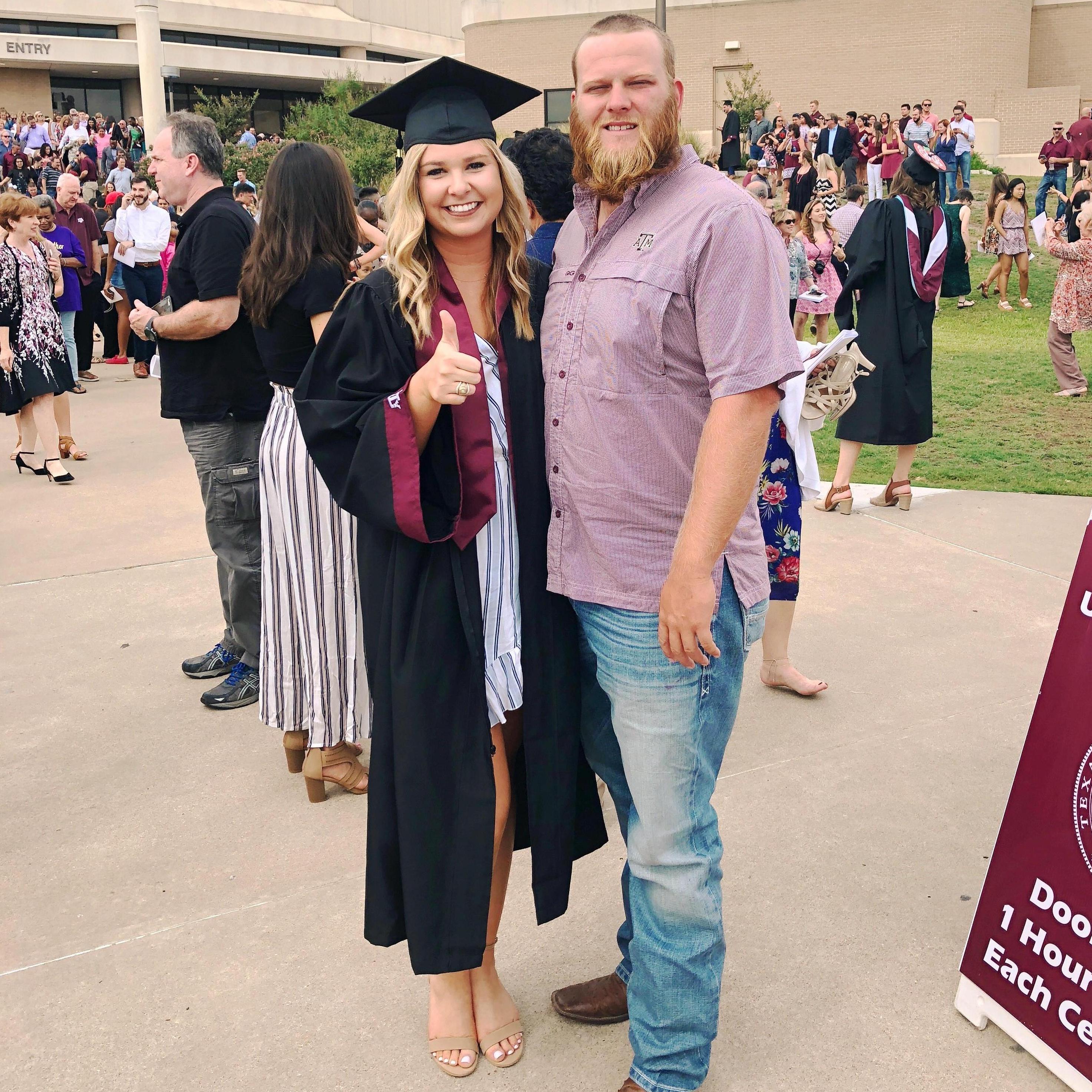 Katy's Graduation from Texas A&M University! August 2018