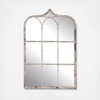 Distressed Arched Wall Mirror