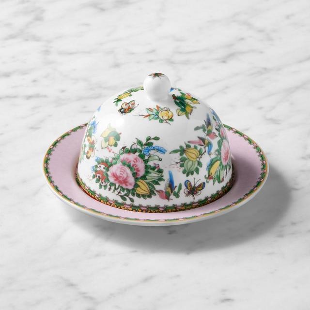Famille Rose Butter Dish