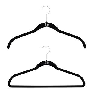 Huggable Hangers Suit/Shirt Black Pkg/40