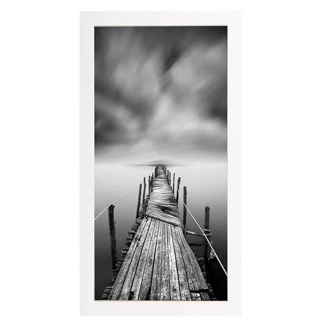 BOJIN 8x16 Picture Frames White Solid Wood Without Mat Wooden Photo Frame for Wall Hanging Home Decoration-8x16 White