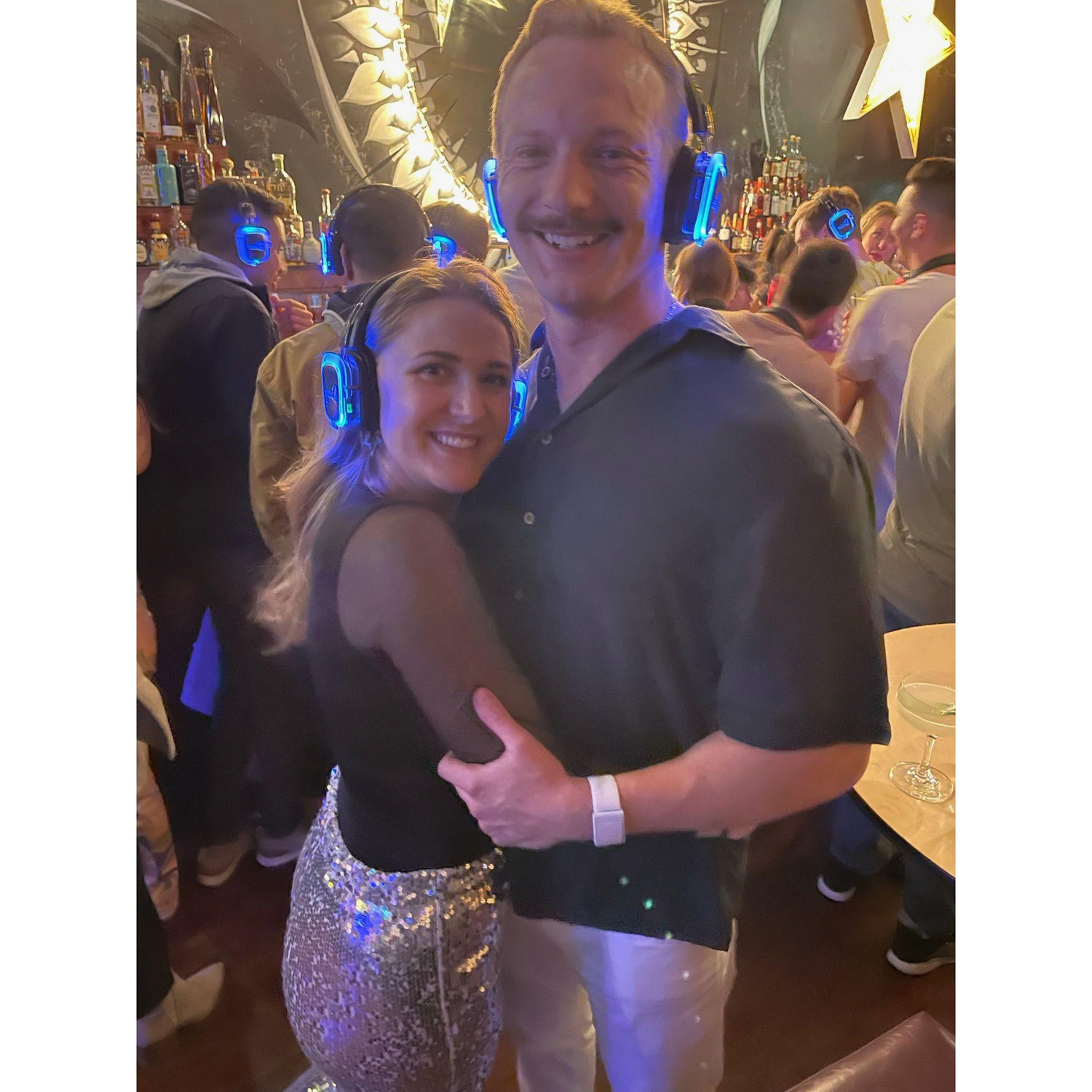 Kate's epic silent disco birthday party