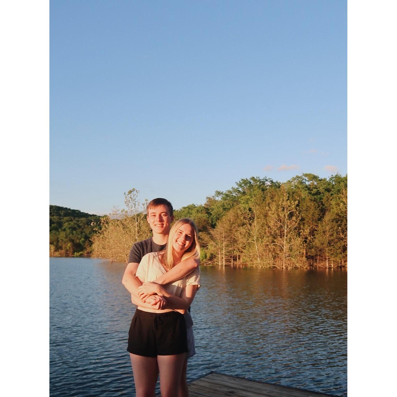 At the lake for my sister's graduation