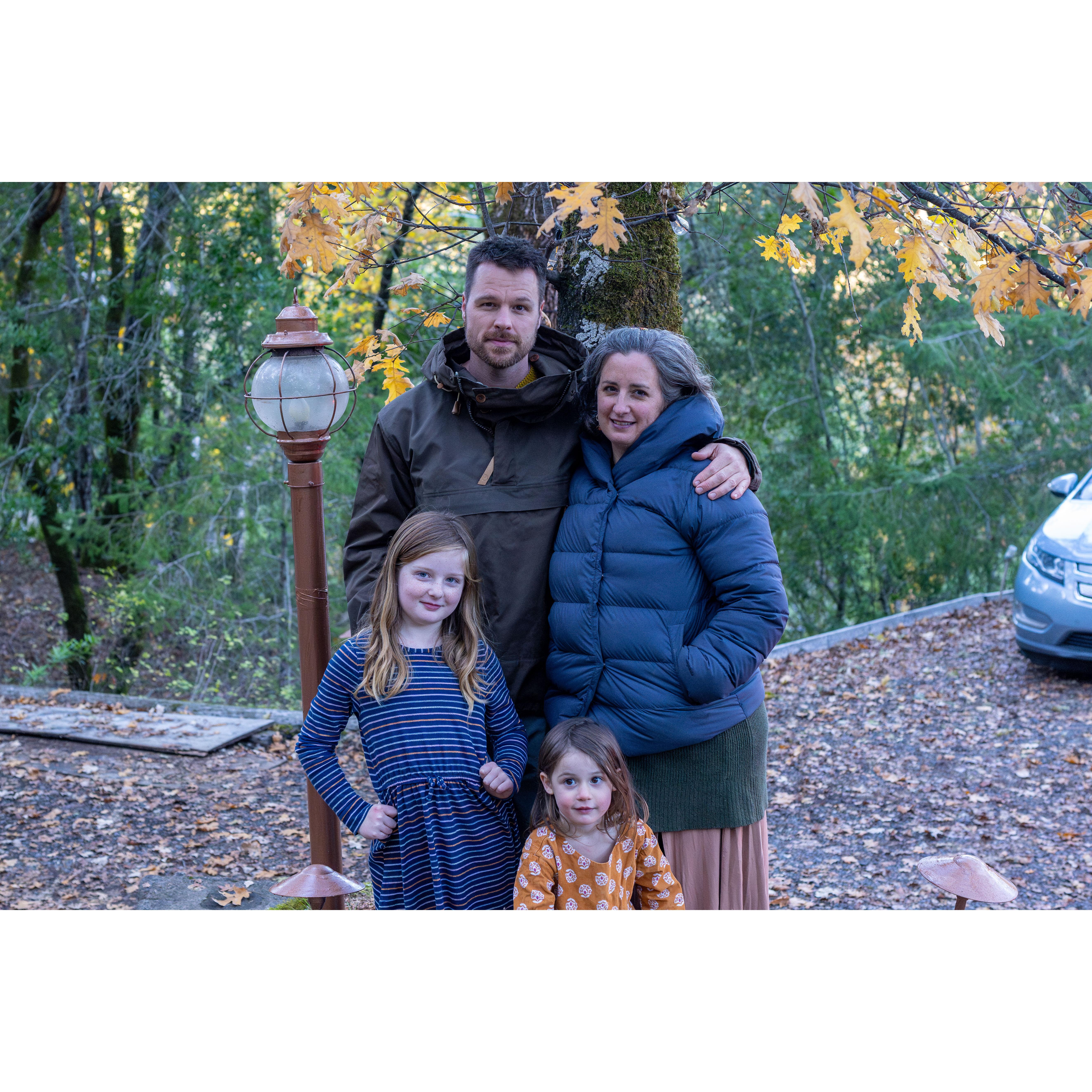 Recent Family Photo at my sister Krisin's place in Napa