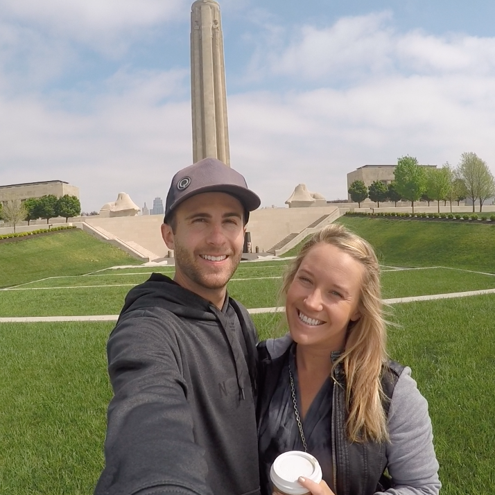 Walking and eating our way through KC, we stopped at the World War 2 memorial. What a sight!