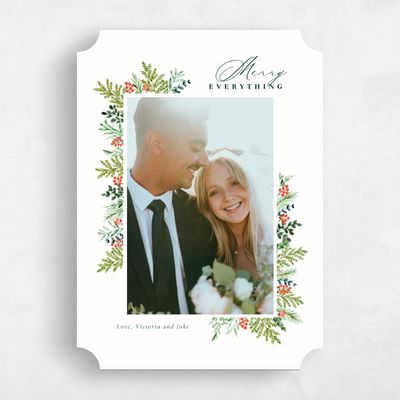 Green Ticket Holiday Card - Juneau