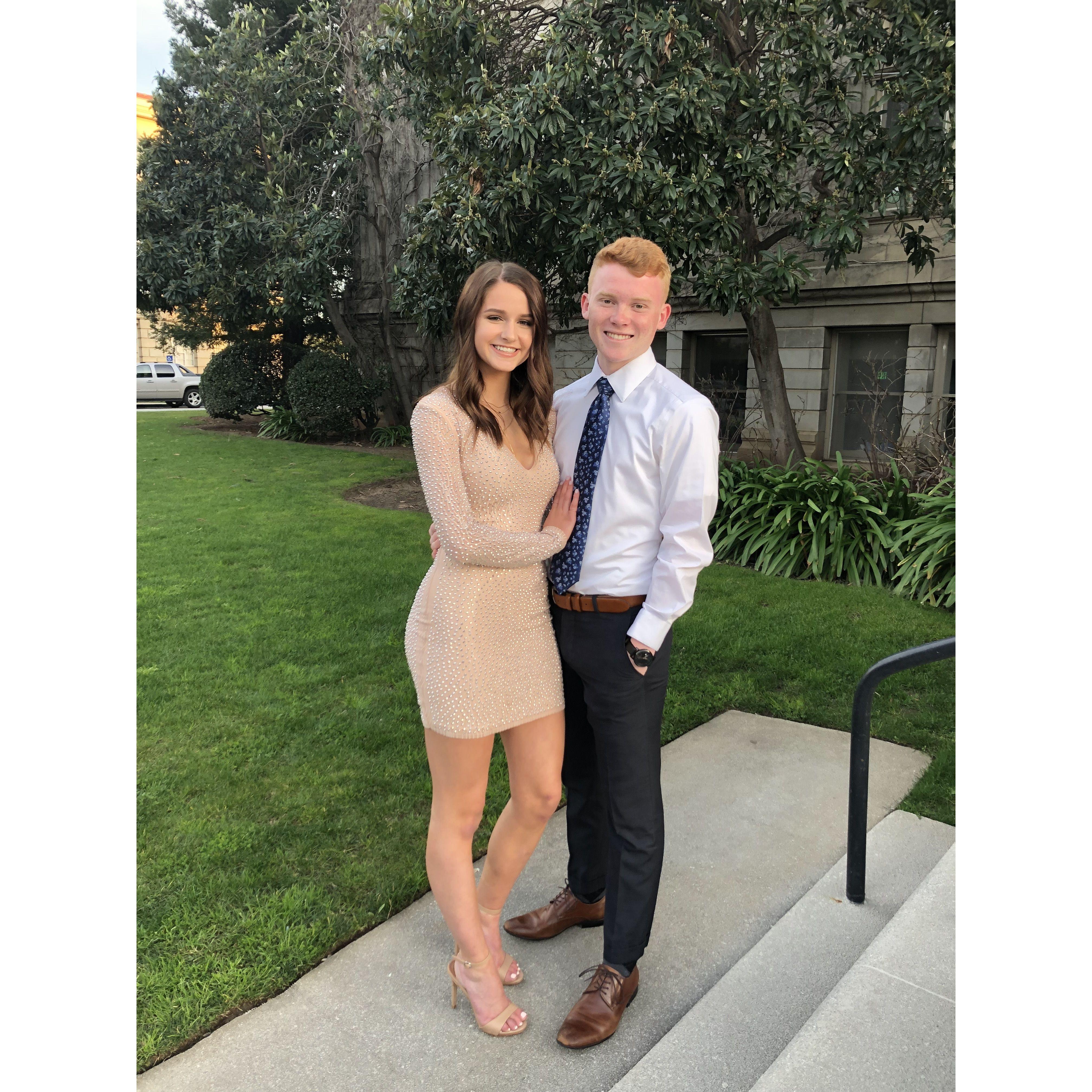 Our senior year TWIRP (Sadie Hawkin's) Dance!