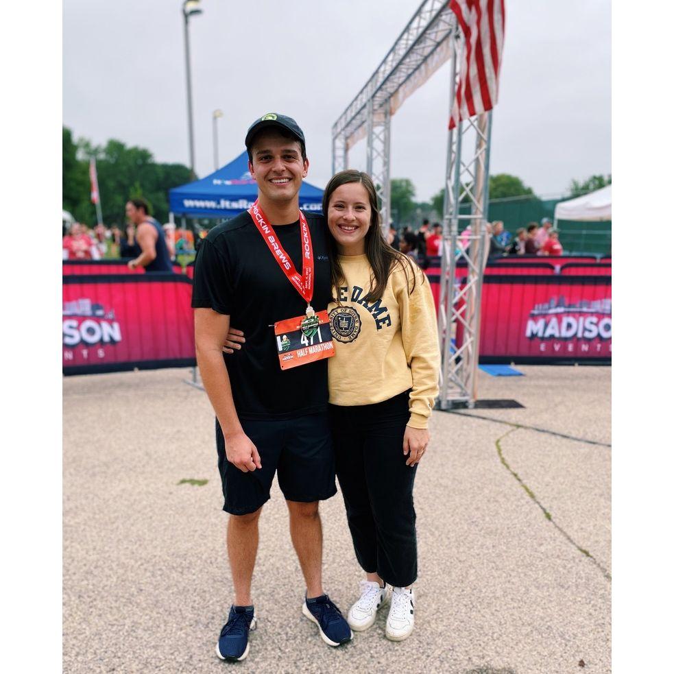 Madison Half Marathon, September 2021