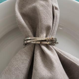Intertwined Napkin Ring, Set of 6
