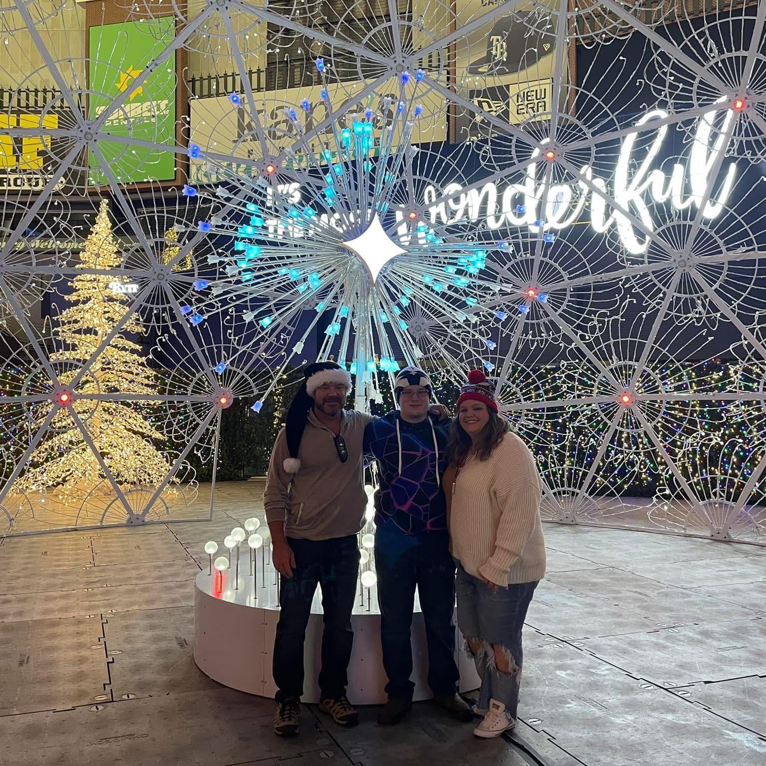 First Christmas with Tristyn Parents.