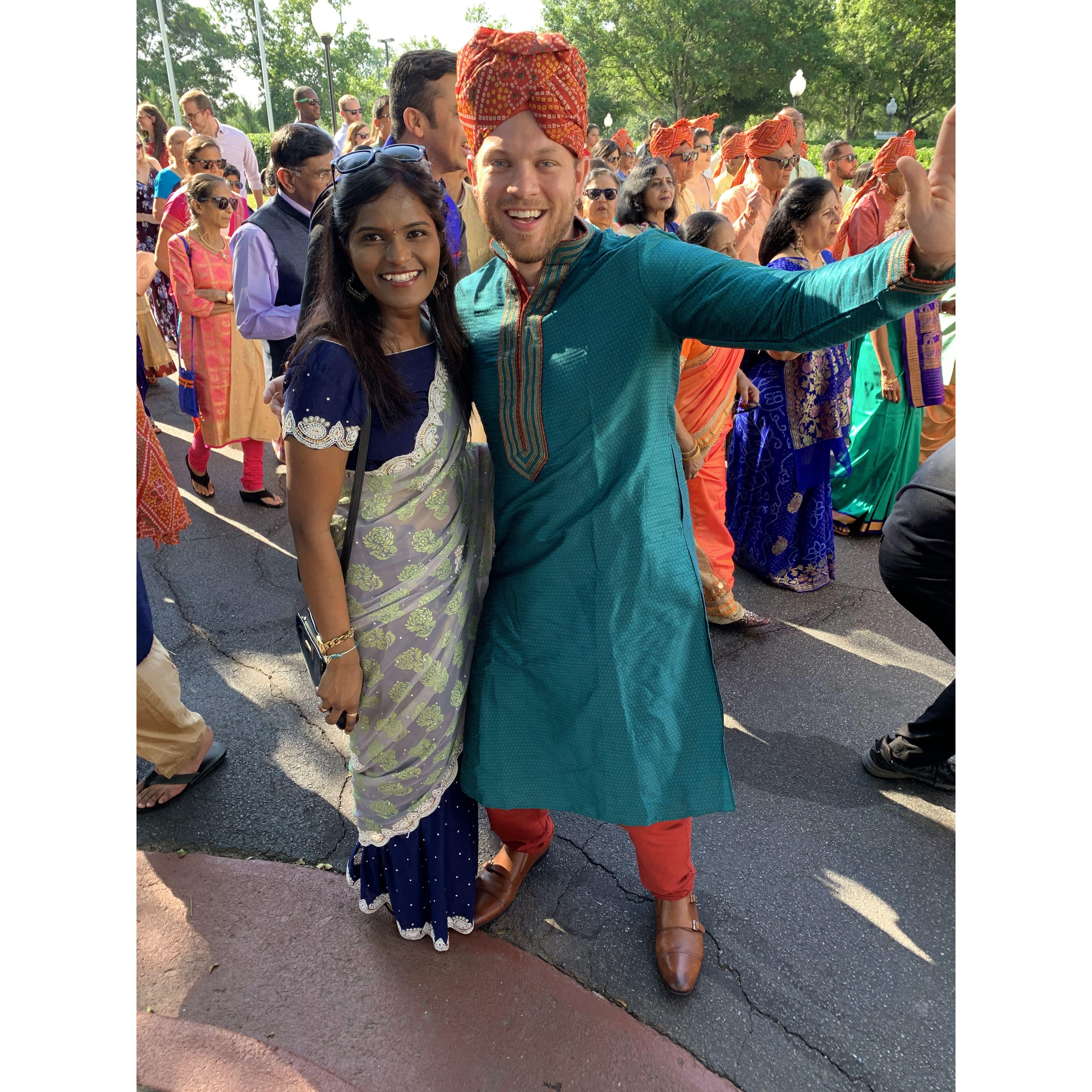 Got to see Jordan's dance moves at Parth's wedding!