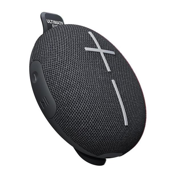 Ultimate Ears MINIROLL Ultra-Portable Waterproof Bluetooth Speaker, Big Bass, IP67 Dustproof, 131 ft (40 m) Range - Gentle Black