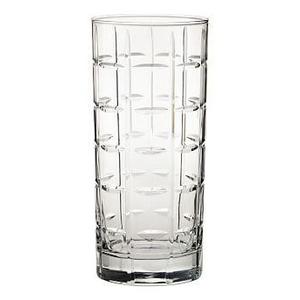 Library Hand-Cut Highball Glass, Set of 6, Clear