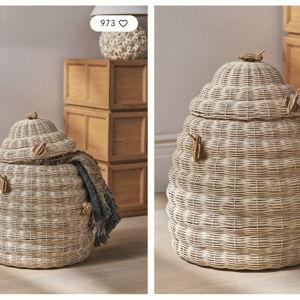 Bumblebee Woven & Rattan Hamper