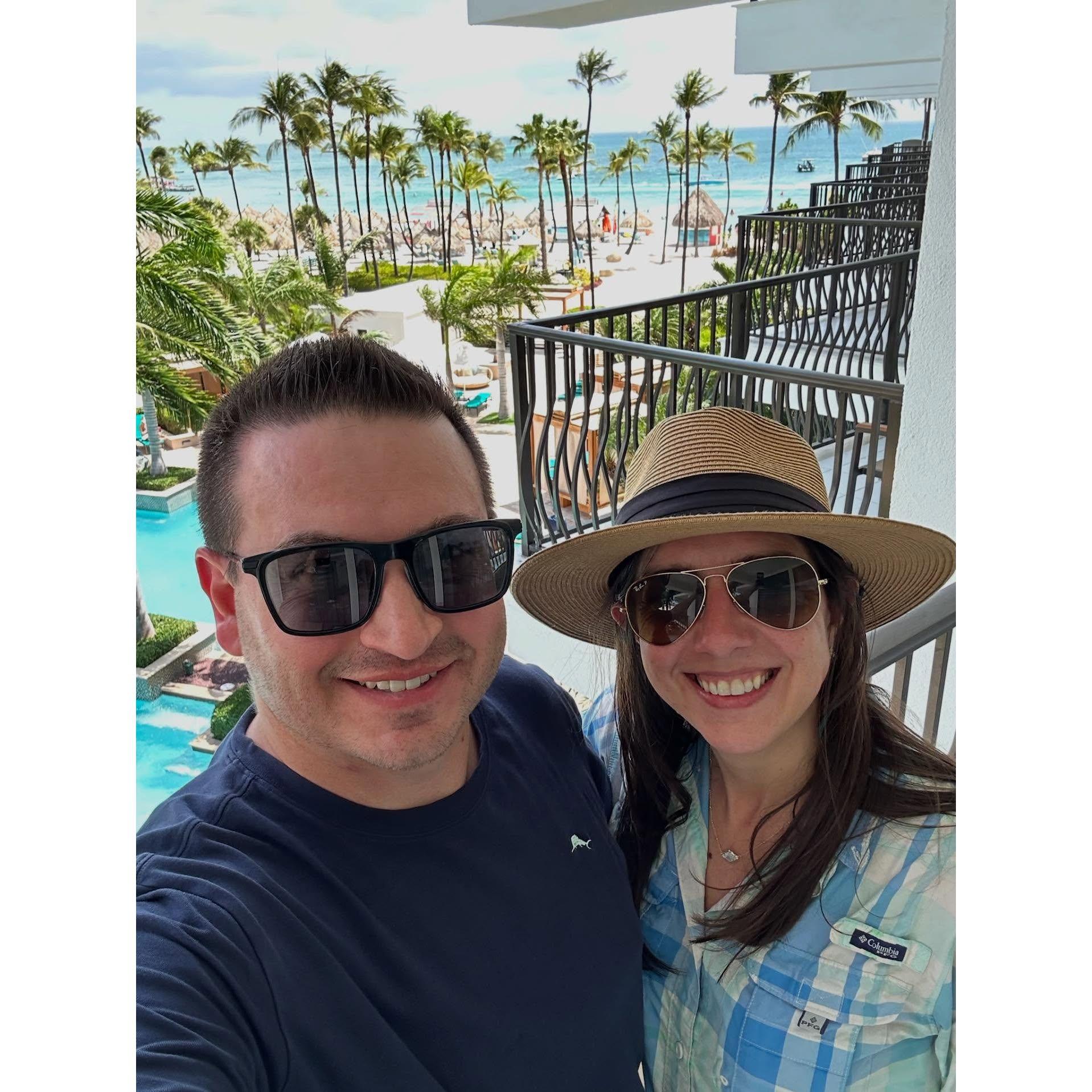 Our room with a view!