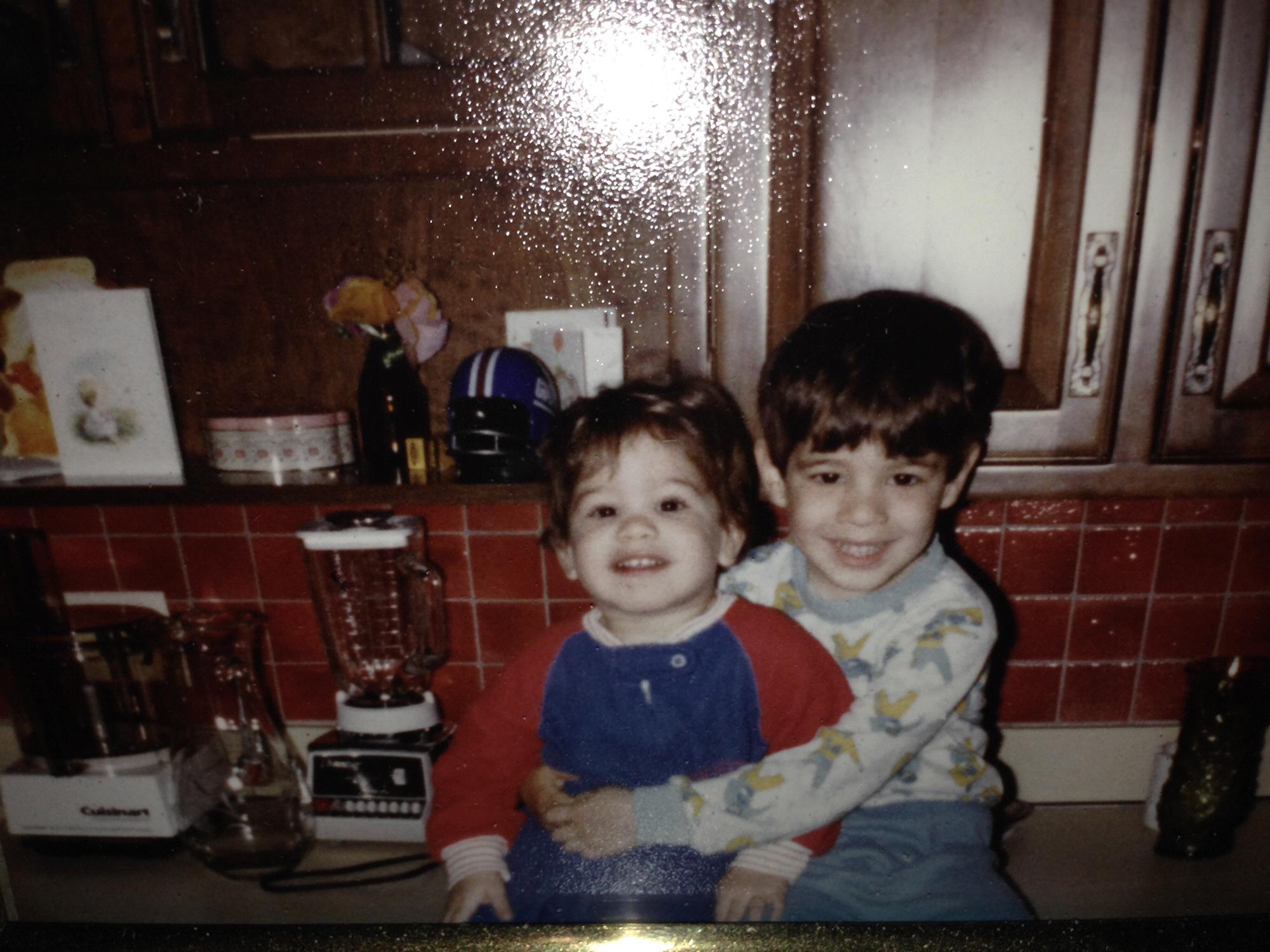 Matt & his bro, Frank - circa 1980