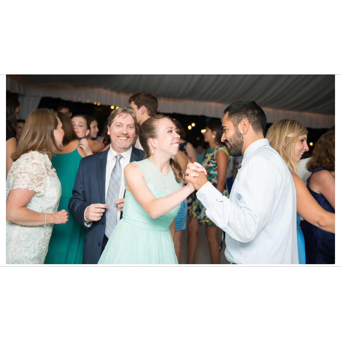 Dancing at my sister's wedding, 2015