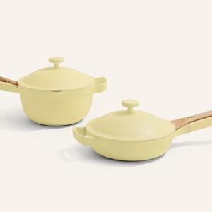 Butter Yellow Your Place Mini Cookware Duo