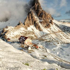 Stay in a Rifugio in the Dolomites (each night ~$80)
