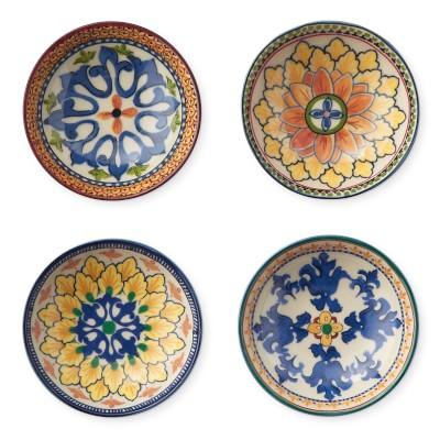 Sicily Mixed Dipping Bowls, Set of 4