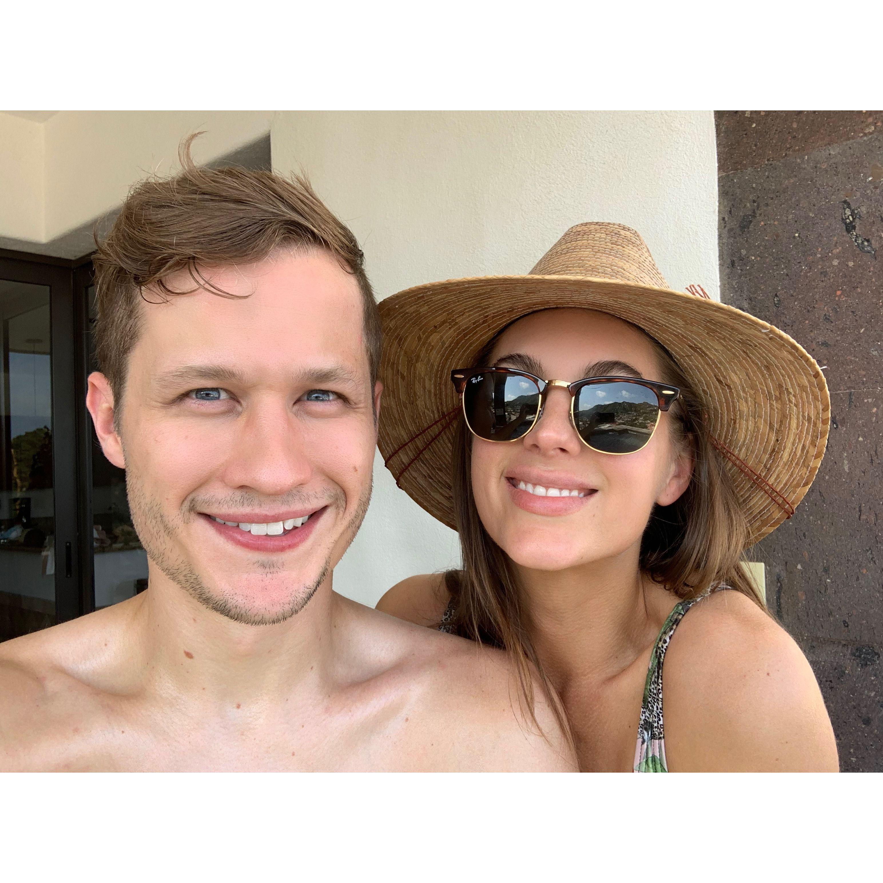Our first international trip...Mexico! Bill's 33rd birthday.