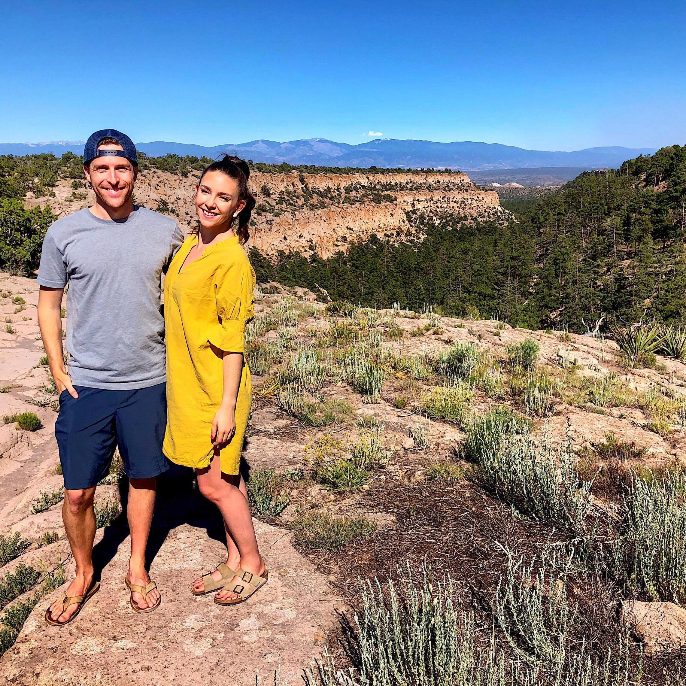 James visiting Natasha in New Mexico for the first time