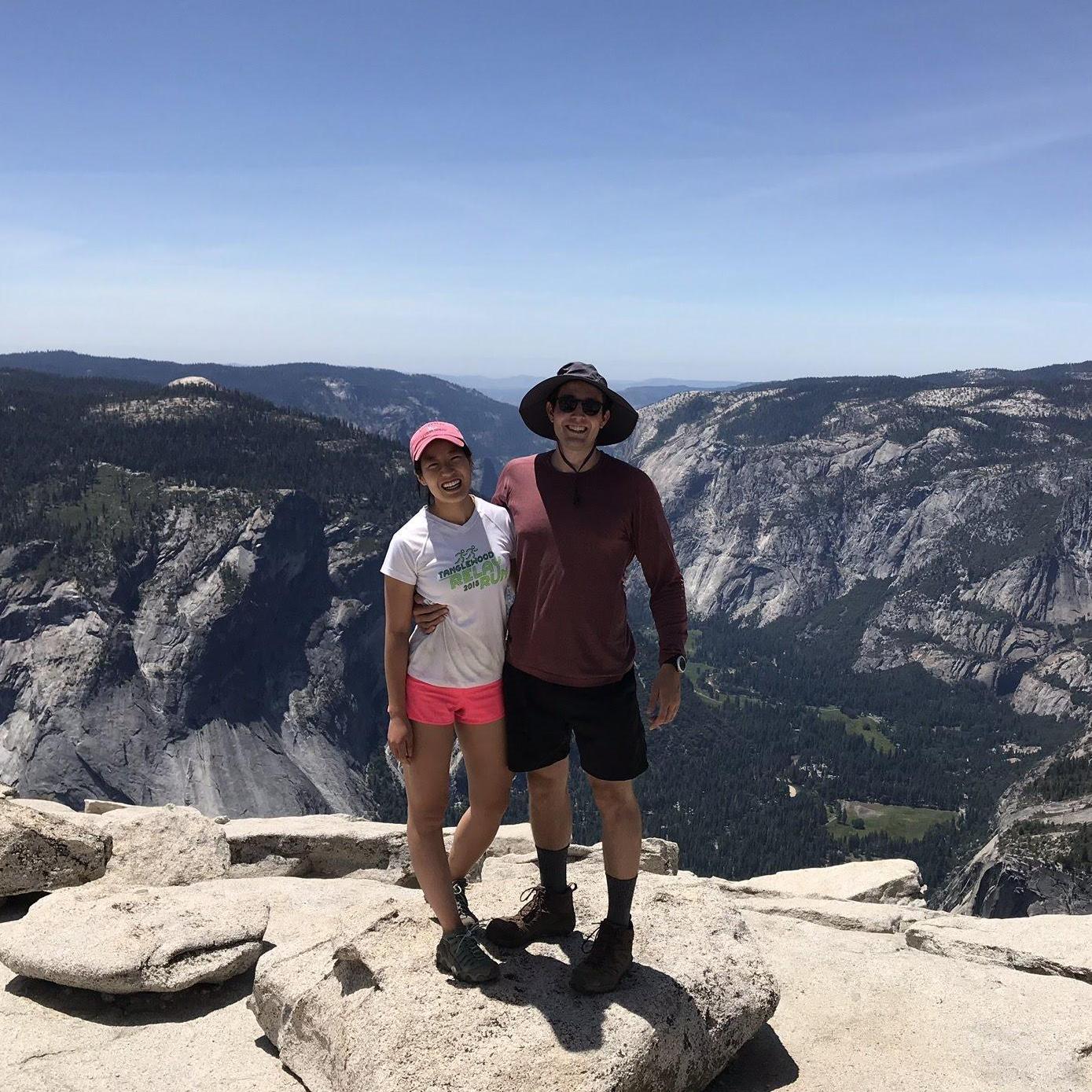 "I knew I loved Angela when I willingly went on a 12+ hour hike with her" -Richard