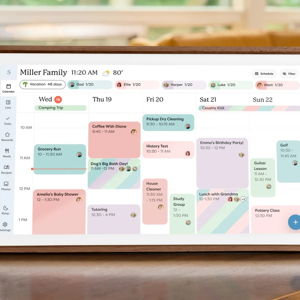 The Skylight Calendar 2 (Wood/Walnut) with Plus Plan | Skylight