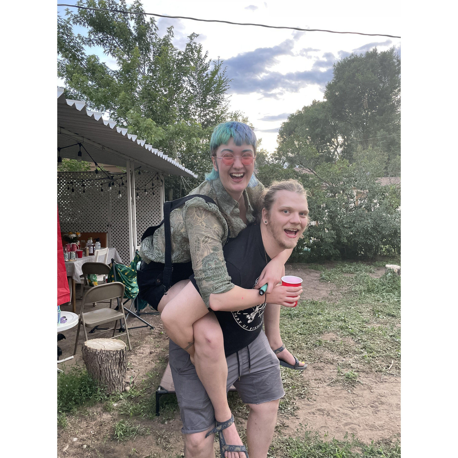 summer is for piggy back rides