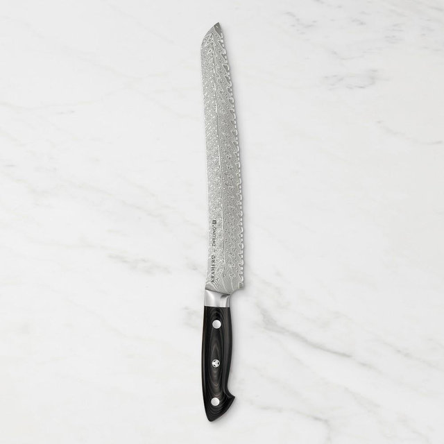 Zwilling Bob Kramer Damascus Steel Bread Knife, 10"
