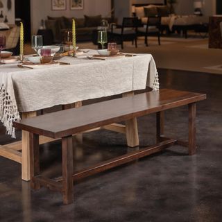 Blakely Elegant Trestle Bench