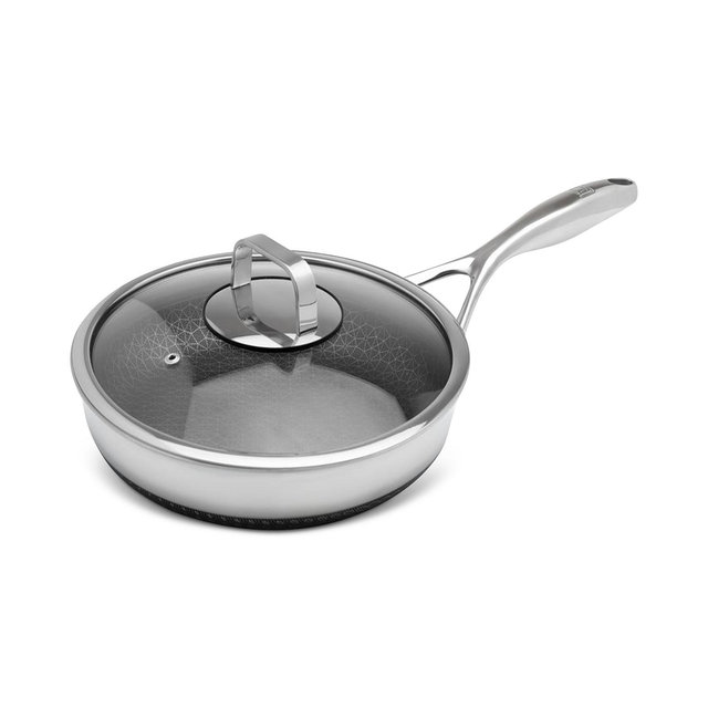 Livwell DiamondClad 10" Hybrid Nonstick Stainless Steel Frypan with Lid