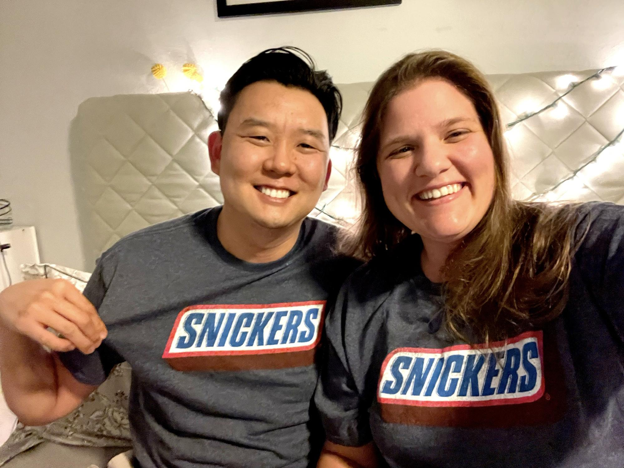 Shawna + Nick = Snickers