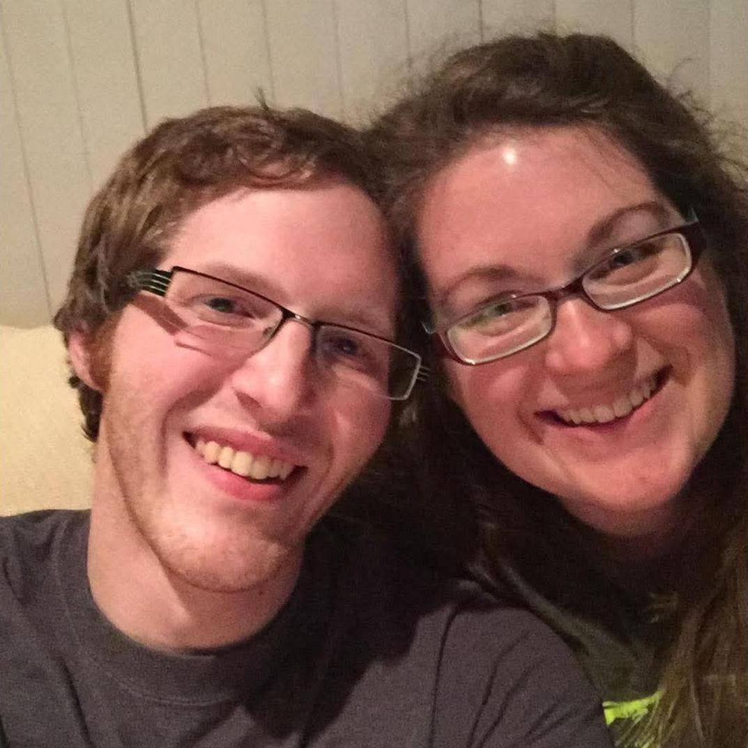 Our first photo together, March 2016