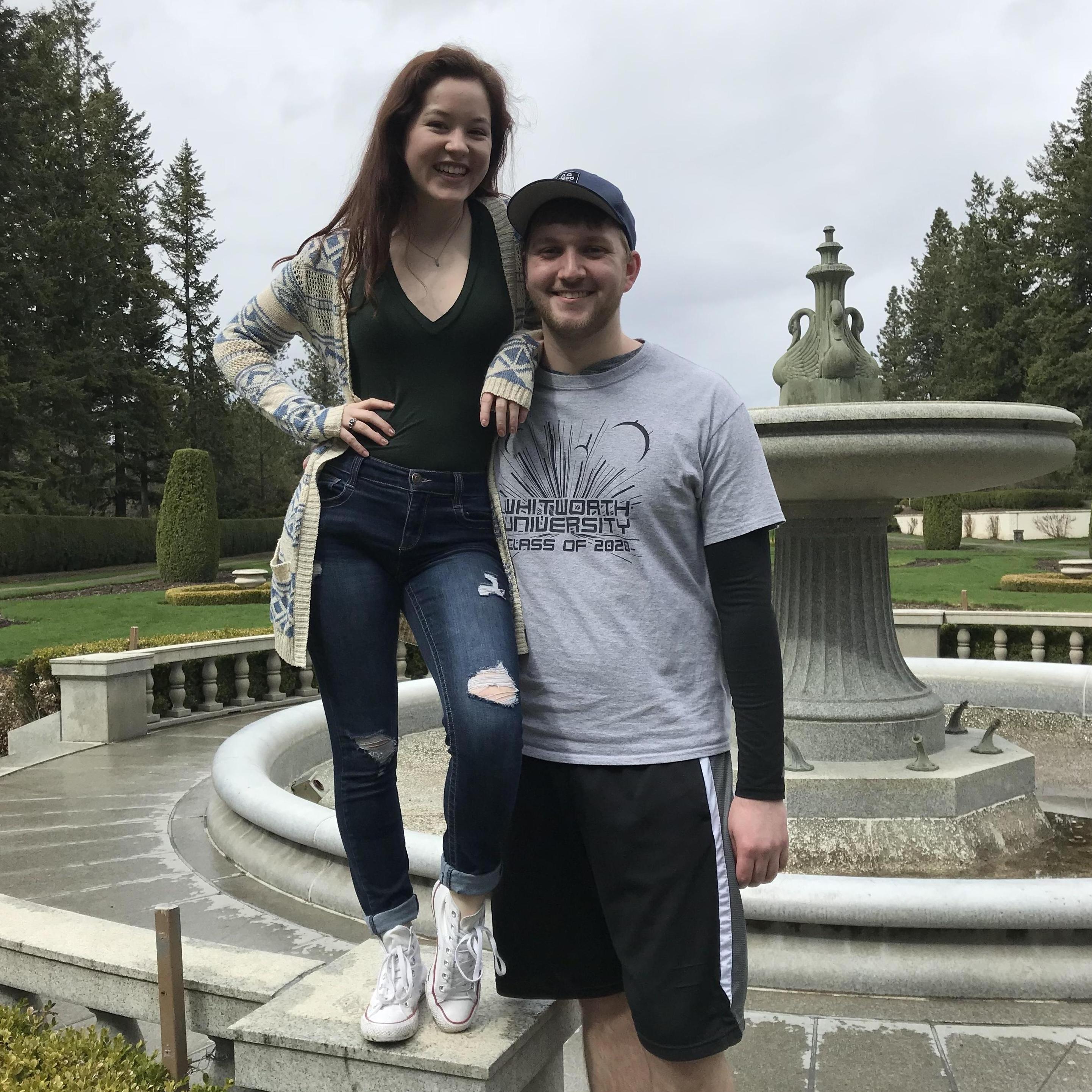 The first time Katie was taller than James