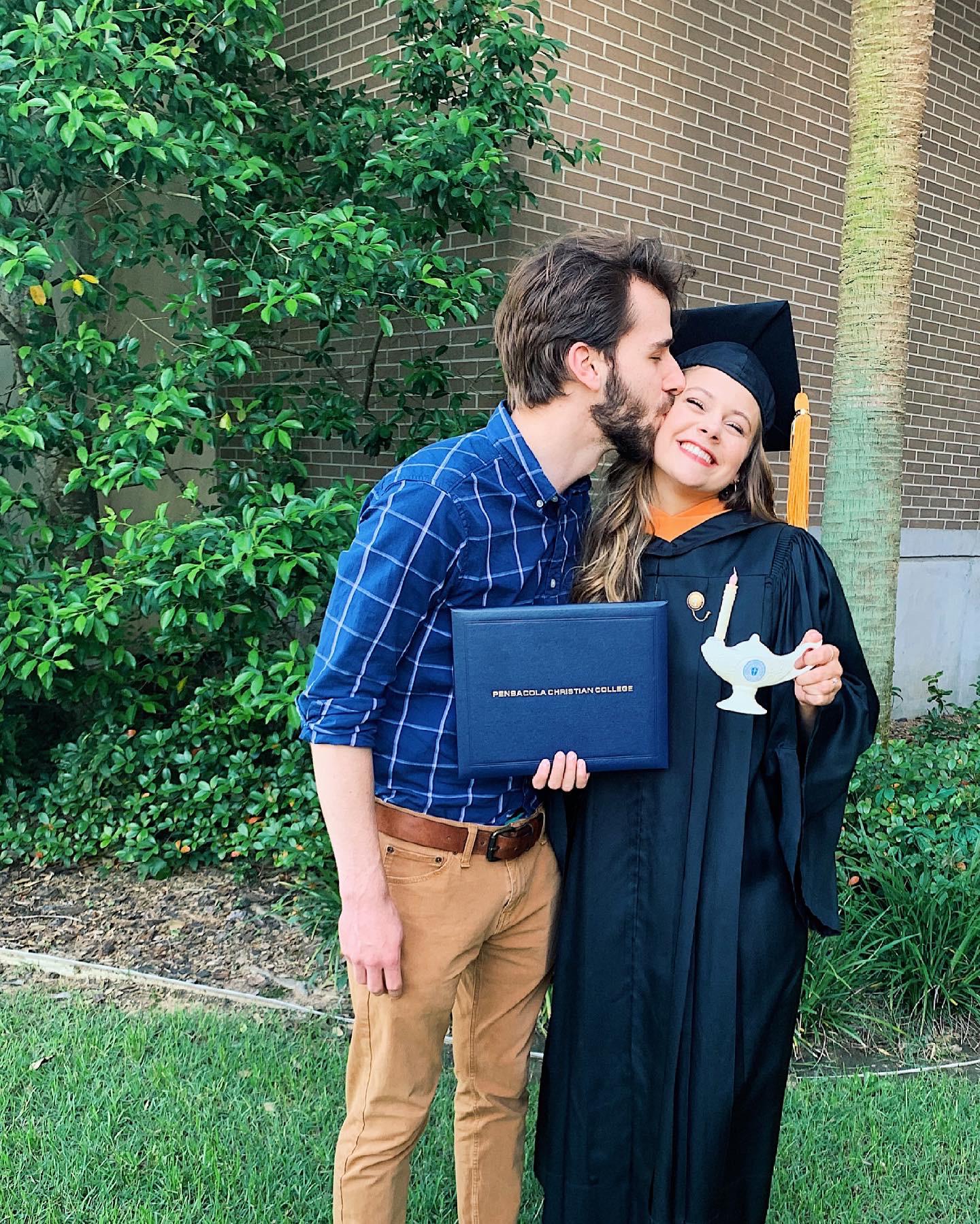 graduation was the best because he got to come to my college !