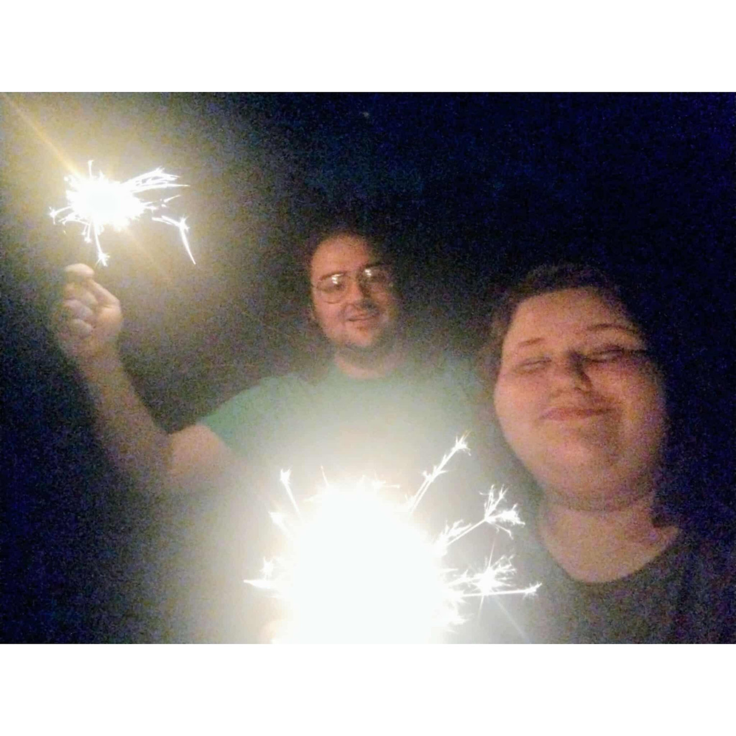 July 4, 2023 - Our biannual sparkler ritual!