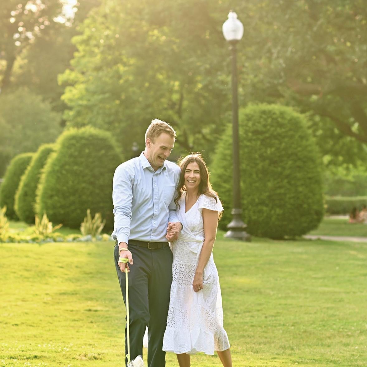 Engagement shoot Boston Public Garden June 2024