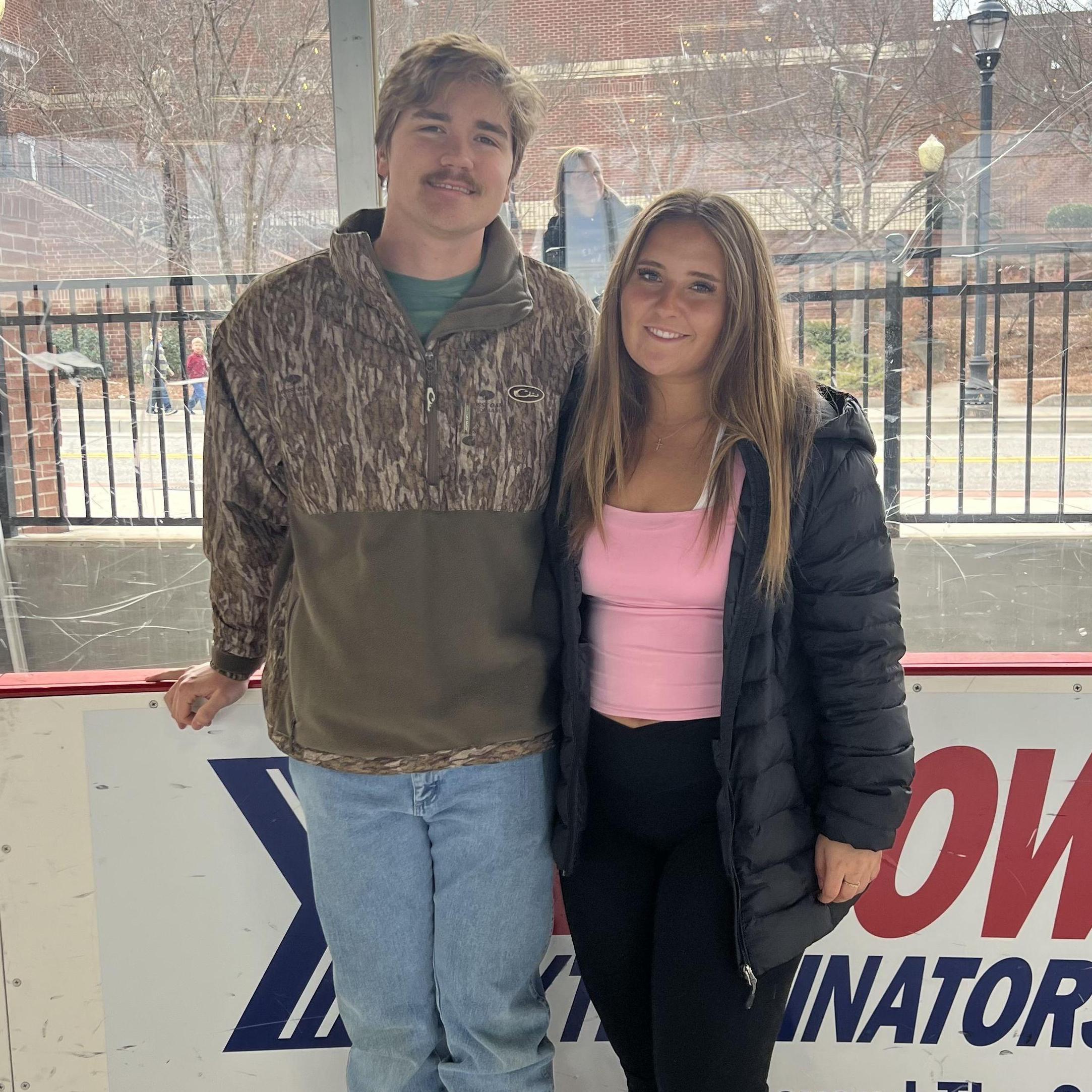 Ice skating day with my sorority!