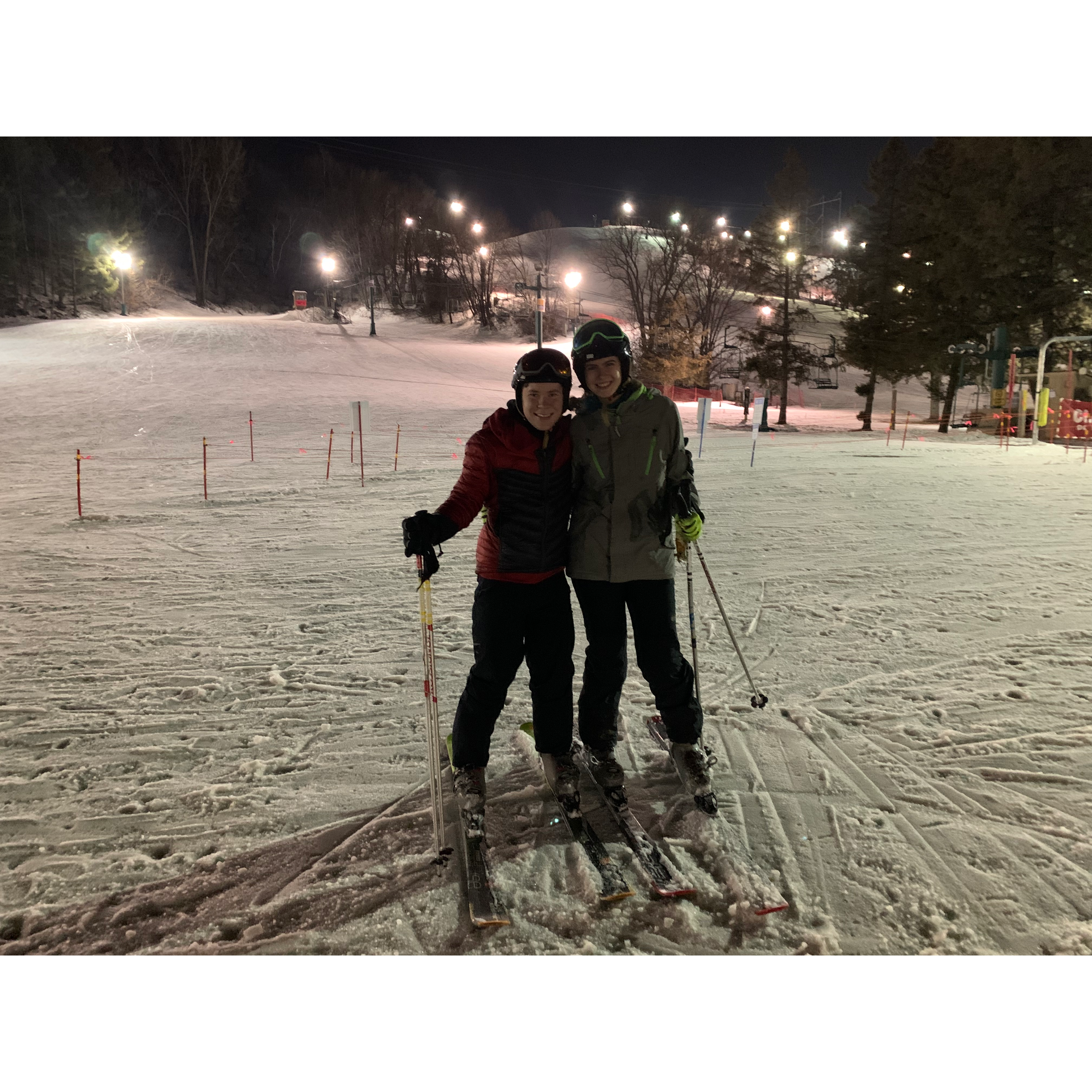We went on a ski adventure for a day in western Minnesota a few years back