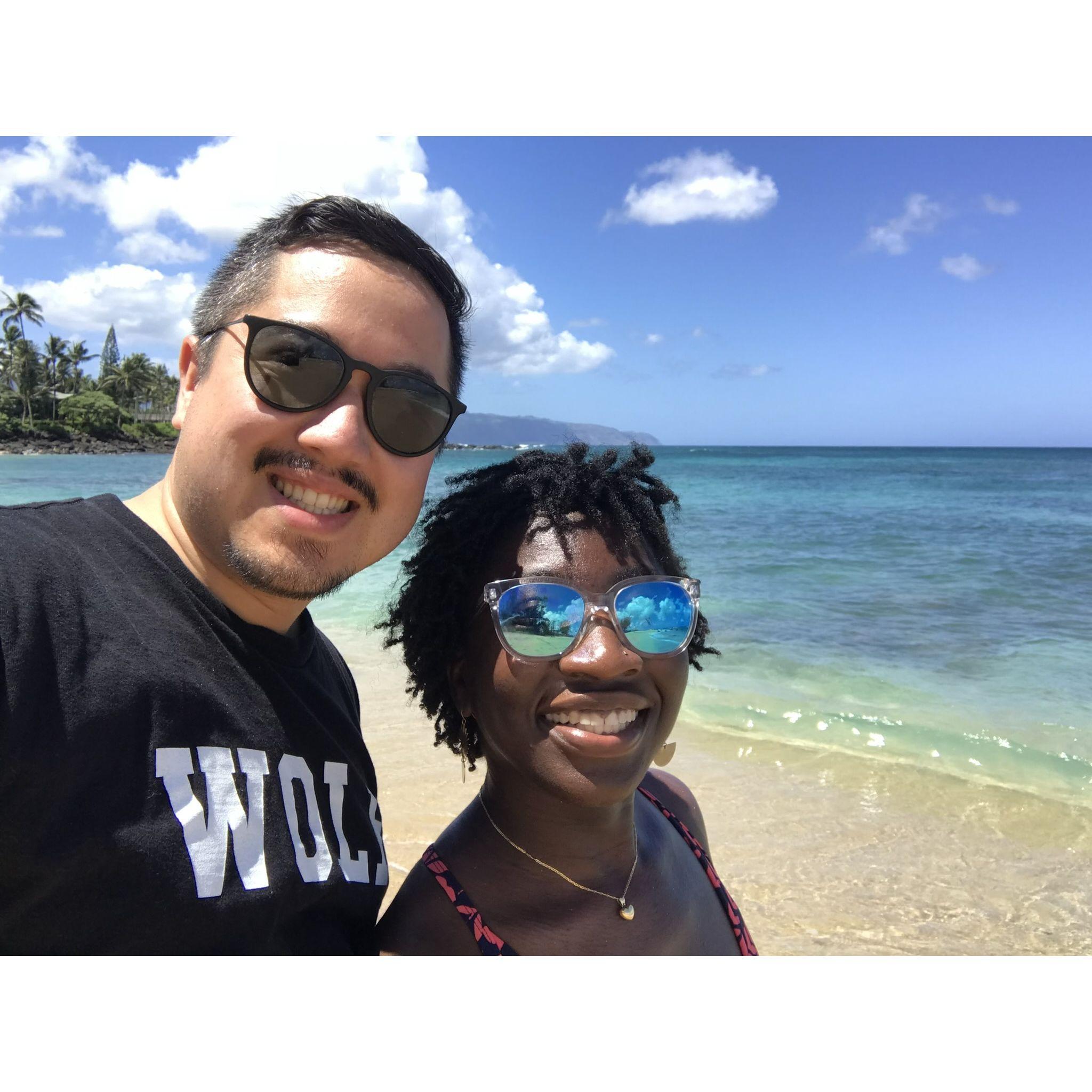 Kemi's first time in Hawai'i!