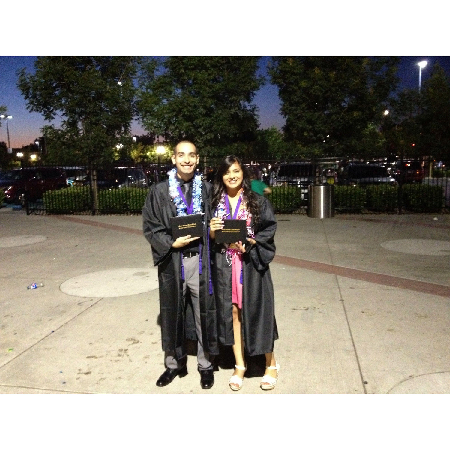 2014 - The start of it all high school graduation and became an official couple the day before!