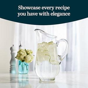 Libbey Atlantis Glass Pitcher, 73-ounce