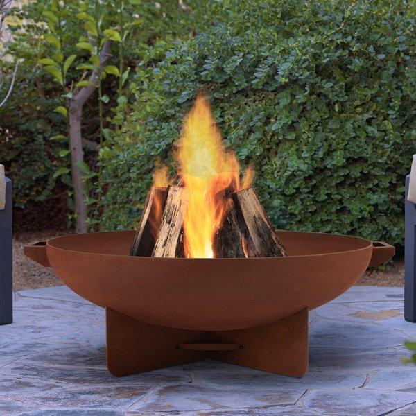 Anson Steel Wood Burning Fire Pit