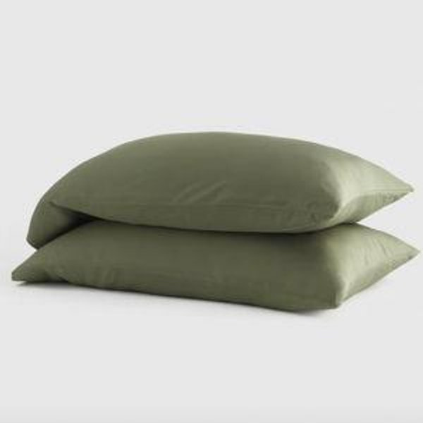 Bamboo Pillowcase Set in Olive